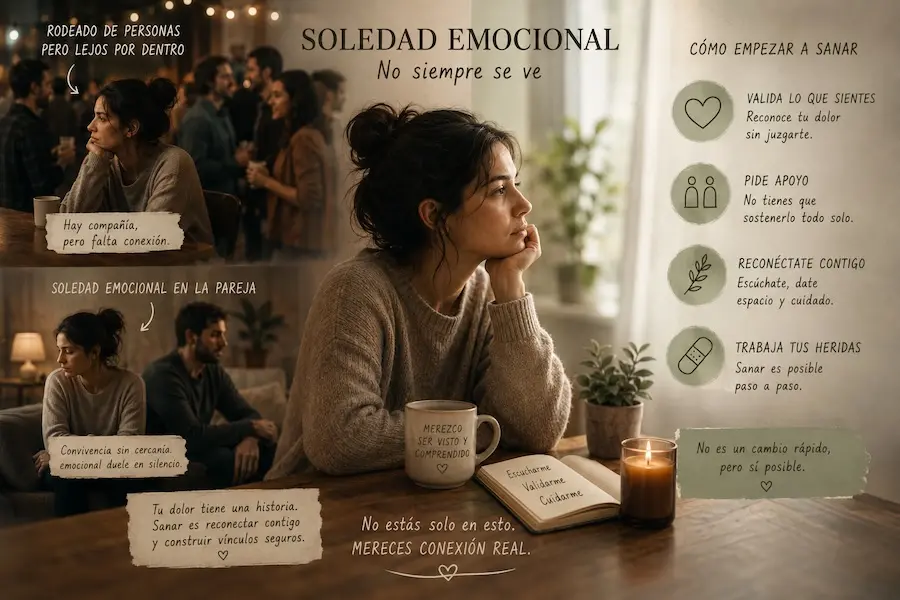 Soledad emocional: por qué me siento solo y cómo reconectar consecuencias largo plazo soledad emocional